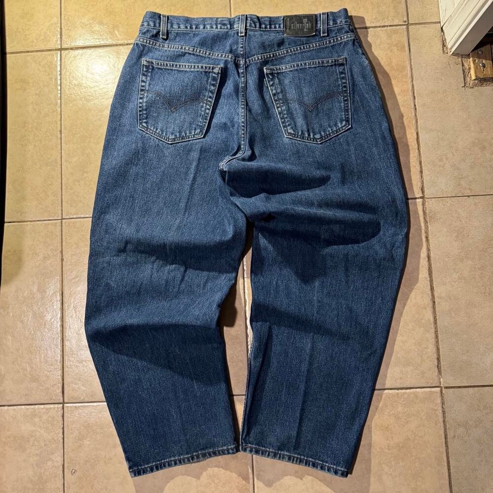 Vintage y2k silvertab baggy levis denim jeans Size 38 in mens